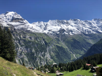 Blick von M�rren durchs Tal der 72 Wasserf�lle